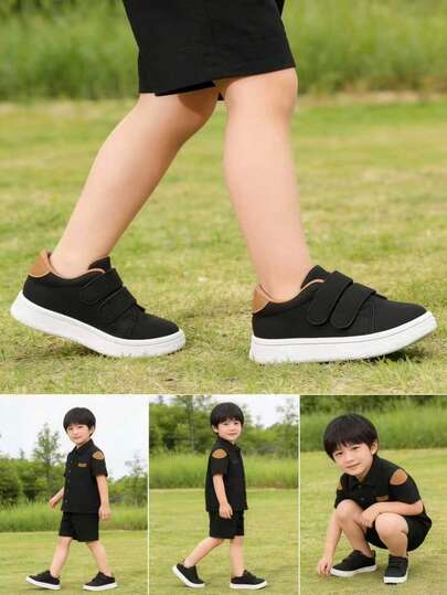 2026 Nuevas zapatillas blancas para niños, zapatos deportivos casuales de primavera/otoño para niñas y niños, calzado deportivo unisex con estilo