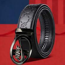 新款热销字母合金扣男士自动皮带，厂家直销批发，全年现货 - 彩色 - 查看 1