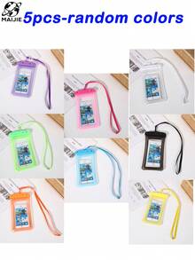 Bộ 1-5 túi đựng điện thoại chống nước đa năng, bao da điện thoại chống nước có túi khí, túi đựng điện thoại chống nước dưới nước, túi khô chống nước cho điện thoại đi biển, thích hợp cho điện thoại thông minh, quà tặng Giáng sinh, Halloween, gia đình, sinh nhật, năm mới, mùa hè đi biển. - Nhiều kiểu dáng - Xem 21