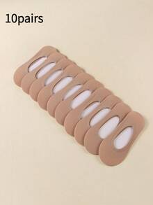 10双装女士无缝隐形袜，防滑长筒袜，肤色短袜 - 彩色 - 查看 6