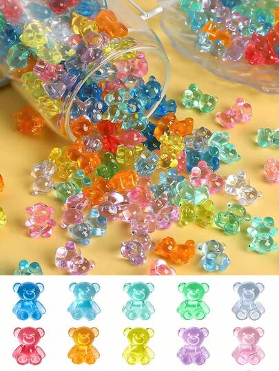 30/20/10pcs Cute Mini Bear Figurines, Tiny Animal Decor, Suitable For DIY Fairy Garden, Vase Filler, Glass Container, Potted Plant Decor, Micro Landscape Craft, Gardening Decor, Car Interior, Home Decor, Bookshelf, Living Room, Theme Party, Birthday Gift