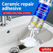 1/2pcs Super Waterproof Ceramic Repair Adhesive, Effectively Repairs Cracks On Sinks, Bathtubs, Toilets, Suitable For Bathroom, Kitchen Repair And Renovation - Ceramic Repair Adhesive - View 2