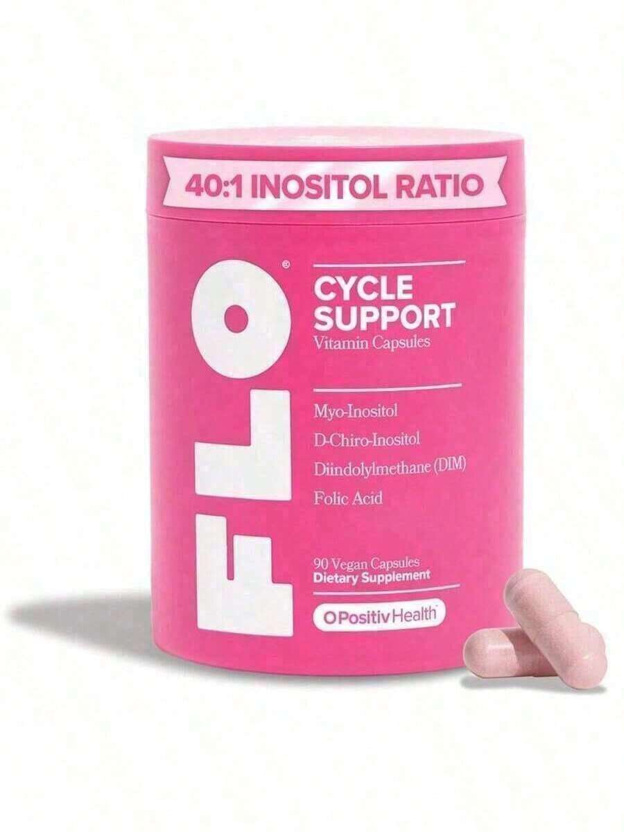 Hormone Balance & Cycle Support Vitamins By FLO: Supplement For Women With Myo-Inositol & D-Chiro-Inositol (40:1 Ratio), DIM, And Folic Acid - 1 Pack - 查看 1
