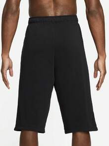 Nike OTT 短裤，黑色，弹性中腰，及膝长度，男款 - 黑色 - 查看 3