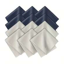 6 High-Quality Microfiber Cleaning Cloths - Perfect For Professional Eyeglass Cleaning And Electronic Device Maintenance.Suitable For Lenses, Screens, Monitors, Camera Lenses, And Car Detailing.Reusable, Soft, And Streak-Free Cleaning Cloth - 6 cái - Xem 1