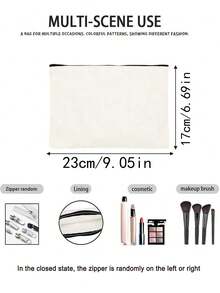 Red Mesh Cosmetic Bag With Cable Pattern, Portable Soft Padded Storage Pouch, Makeup Bag, Skincare Organizer, Travel Essential, Dorm Supplies, Bridal Gift, Mother's Day Gift, Birthday Gift, Gift For Friends And Teachers, Bathroom Storage, Jewelry Holder, Lipstick And Makeup Organizer - Multicolor - View 7