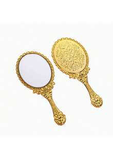 1/3/5/10/20个复古手持镜，多种颜色可选，优雅欧式婚礼回礼，贴心母亲节礼物，便携式伸缩化妆镜 - A - 查看 6