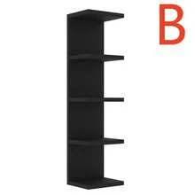 3/5 Tier Wall Shelf Unit, Decorative Wall Mount Vertical Shelving, Versatile Storage & Display, Floating Storage Home Decor Organizer Tall Tower Design Utility Shelf For Bedroom Bathroom Living Room - 混合色 - 查看 19