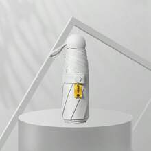 1把便携式五折伞，防紫外线两用遮阳伞兼防雨折叠迷你胶囊伞 - 多色 - 查看 19