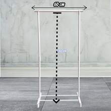 Rack Infantil para Ropa y Accesorios – Perchero Organizador Desmontable para Habitación de Niños, Estructura Metálica Soporta hasta 20 kg, Disponible en Negro o Blanco. Desmontable / fácil armado. 130 x 60 x 35 cm. - Ver 5