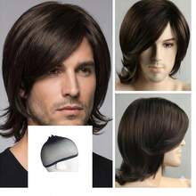 男士假发 波浪卷发假发 逼真男士假发 金色年轻帅气假发 适合日常使用 度假使用 摄影使用 - 彩色 - 查看 11