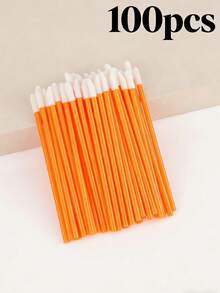 100/250 Pcs Disposable Lip Wands - Lip Brushes, Lipstick & Gloss Applicators - Lint Free Makeup Applicator Brush Beauty Tool - Multicolor - View 9