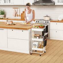 Storage Carts - White - View 8