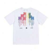 Graphic Tees - Black - Shirt With Color - Drip Art Festival Outfit - Black - View 8