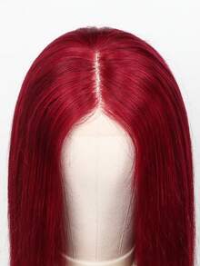 4*4蕾丝前假发，真人发，预先拔毛，180%密度，直发波浪蕾丝前假发，前额闭合式真人发假发，透明前额假发，巴西原生发前额假发，带婴儿发，女士款，自然黑，30英寸 - S99J - 查看 8