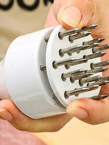 Stainless Steel Meat Tenderizer, Meat Mallet, Meat Pounder, Meat Tenderizing Tool For Home Use - White - View 5