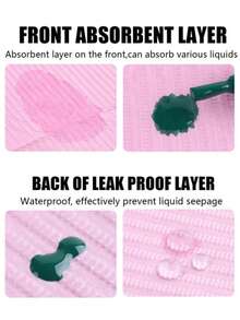 Disposable Nail Desk Pad, Waterproof, Oil-Proof, Leak-Proof, Foldable, Cleaning Mat, Dental Bib, Suitable For Salon, Clinic, Nail Salon, Dental Or Medical Use, And Nail Desk Pad Supplies - Multicolor - View 6
