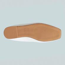Leina Faux Leather Ballet Flats - White - View 5