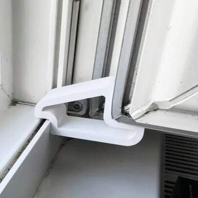 1 pieza Tope de ventana y puerta creativo y práctico - Tope de puerta de plástico duradero que evita el deslizamiento, sujeta de forma segura las ventanas, pequeños y versátiles cuñas de puerta y ventana de varios colores