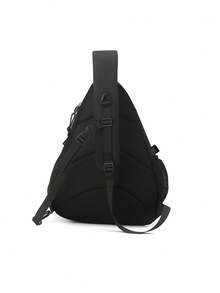 New Chest Bag, Outdoor Hiking Backpack, Waterproof Crossbody Bag, Lightweight Shoulder Bag, Cycling Bag - Black - View 5