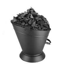 Waterloo Style Black Fireplace Scuttle - Coal Bucket Traditional For Fire Logs - Multicolor - View 6
