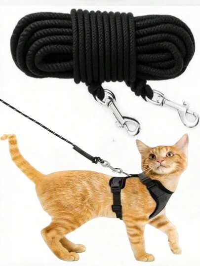 Lightweight Outdoor Cat Leash - Extra Long Thin Rope, Suitable For Garden Adventure, Applicable For Outdoor Camping, Clothesline, Dog Leash - High Tensile Strength, Camping Accessory