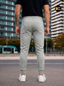 BIG CITY Jogger Deportivo De Moda Pants Para Hombre Slim Fit Strech - Gris - Ver 2
