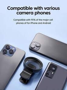 52mm Universal Round Polarizing Lens Filter Kit, Portable CPL Filter Set For Camera Lens, Suitable For IPhone 16 15 14 13 - Polarizing Filter - View 4