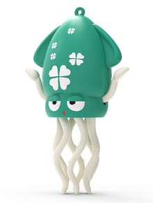 发条章鱼跳舞玩具，手动上弦，爬行跳舞机制，可漂浮在浴缸中，亲子互动减压吊坠，适合3岁以上男孩女孩的生日礼物 - 彩色 - 查看 10