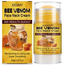 Xioimy 40克蜂毒颈面霜，富含胶原蛋白和透明质酸，滋润肌肤，减少皱纹，令肌肤更显年轻，适用于面部和颈部。 - 黃色 - 查看 10