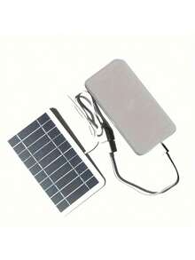 Tablero de carga solar USB portátil para exteriores, diseñado para viajes y campamentos, panel de carga solar móvil, adecuado para cargar varios dispositivos, fuente de alimentación de emergencia (batería no incluida) - Multicolor - Ver 10