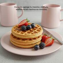 Taurus Lucky Mini Waffle Maker 13cm For Belgian Waffles | Non-Stick, Compact And Easy To Use - US A Type Plug(110-127V) - View 5