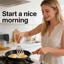 1pc Stainless Steel Pancake Spatula | 3-In-1 For Stirring Yogurt, Cooking Pancakes & Grilling Cold Noodles, Flat & Angled Design, Essential Kitchen Tool - Cooking Pan-fried Spatula - View 5