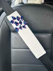 1pc Butterfly Seat Belt Shoulder Pad, Soft & Comfortable Car Safety Belt Cover - Shoulder Pads - View 3