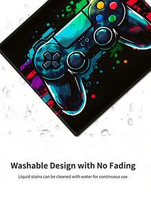 Mouse Pad 24x20cm-Non-Slip Rubber Base-Washable Rectangular Table Pad, Suitable For Home And Office Decoration-Mouse Pad With Non-Slip Rubber Edge Stitching For Laptop And PC (Game Machine) - View 5