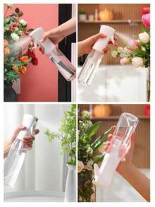 1pc Continuous Mist Spray Bottle, Fine Atomization Pump Sprayer For Facial Toner, Alcohol Disinfection, Kitchen Cooking Oil Sprayer, Olive Oil Mister - Clear Spray Bottle - View 6