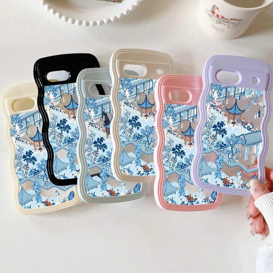 おしゃれなスマホケース,~に対応する  Pixel 7A, Pixel 8A, Pixel 8, Pixel  8 Pro, Pixel 9, Pixel  9 Pro, Pixel  9A, Pixel 10, Pixel 10PRO - イエロー - チェックする 1
