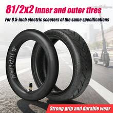 8.5 Inch Tire Upgrade For Xiaomi M365 Pro S1 Mi 3 Electric Scooter, 8.5*2 Inch Thickened Outer Tire, 81/2*2 Thickened Wheel Tire Replacement Spare Tire With Valve - Black - View 1