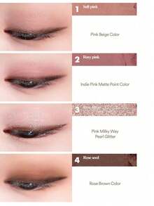 Rom&nd Better Than Eyes 02 Dry Rose Eyeshadow Palette, Basic Eyeshadow Palette, 4 Colors In Natural Daily Tones, Velvety Texture, Easy To Apply, Rich Color, Matte And Shimmer Finish, High Pigmentation, Long-Lasting And Smudge-Proof, Korean Cosmetics, Korean Makeup, Gift - 02 Hoa hồng khô - Xem 10