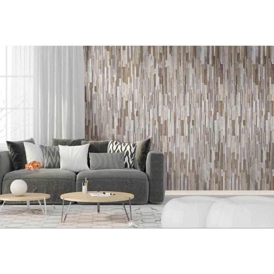 Marino Wood Effect Matt Bathroom Wall Panels Cladding Shower Kitchen PVC Pk Of 4 - C - View 1