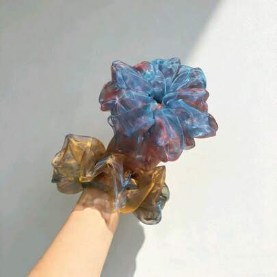 1个炫彩发圈，同色/撞色可选，高弹性，满足日常需求。