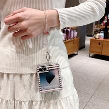 1pc Women's Phone Case, Protective Cover, Foldable Phone Case, Magnetic Phone Case, Bling Phone Case, Compatible With Samsung Galaxy Z Flip 7, Compatible With Galaxy Z Flip 6/Galaxy Z Flip 5/Galaxy Z Flip 7FE, Fashionable Cover Made Of High-Quality Material, Perfect For Gifting Or Personal Use, Compatible With Huawei Foldable Phone Cases Pura X, Nova FLIP'S, P50, Pocket2 - Multicolor - View 8