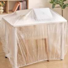 1pc Disposable Furniture Sofa Dust Cover, Elastic Closure Full Coverage Dust-Proof Bed Cover, Renovation Dust Bag - Multicolor - View 4