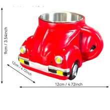 甲壳虫造型汽车咖啡杯，复古咖啡杯，工艺品，咖啡爱好者的礼物 - 彩色 - 查看 4