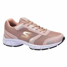 SB Women's School, Gym, Walking, Running, Sports Jet Sneakers, Special Sizes 40 41 42 43 - New Release - 裸色/玫瑰色 - 查看 1