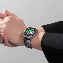 1 dây đeo dạng vòng bện nylon cho 8Pro/9 Pro, Watch 4/5, Watch 6, Band Series 9/8 Pro, dây đeo thay thế dạng vòng bện co giãn, có thể điều chỉnh, thoáng khí. - Nhiều màu - Xem 7