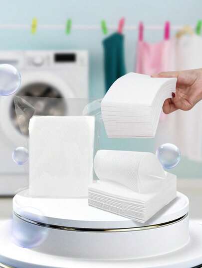 40/80/120 tờ giấy chống lem màu, bảo vệ màu sắc quần áo khi giặt, giấy chống lem màu gia dụng, giấy không dệt chống phai màu, giấy chống phai màu khi giặt quần áo.