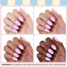 Beetles Pink Gel Polish - Strawberry Milk Light Pink Pastel Nail Polish, Same Color Same Bottle, Long Lasting Soak Off UV LED Nail Art, Spring Manicure Salon Gifts For Her - 春日薰衣草馬卡龍的滋味 - 查看 6