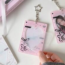 INS-stil 3-tums hjärtformad ihålig korthållare, koreansk studentkorthållare för direktkamera, skolstart - Flerfärgad - Visa 8