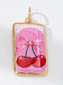 1 Pc Colorful DIY Jewelry Making Charms - Gold Plated Summer Themed DIY Craft Pendants For Necklace, Bracelets - Ocean Themed French Style Jewelry Making Charm & Basic Stainless Steel Chains - Multicolor - View 28